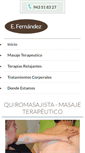 Mobile Screenshot of masajista-efernandez.com
